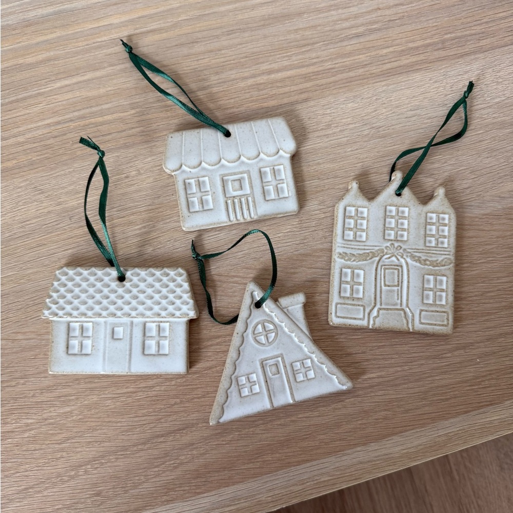 Hearth & Hand Village House Ceramic Christmas Tree Ornaments